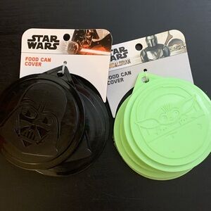 Star Wars Black and Green Food Can Covers